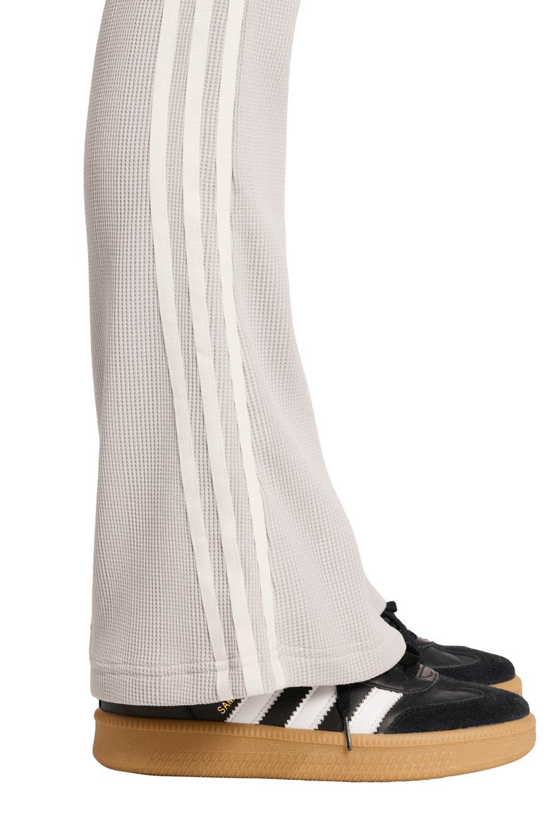 Waffle Knit Flare Pants, Alternate, color, GREY TWO
