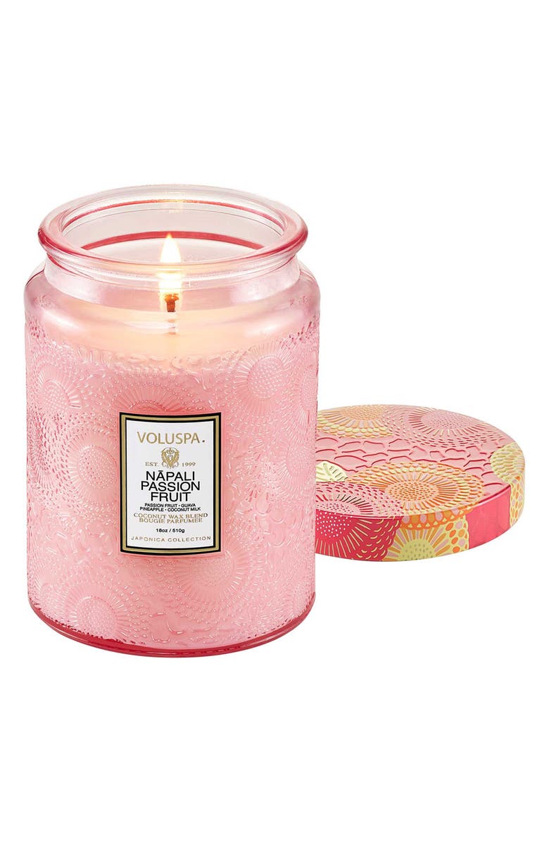 Voluspa Napali Passion Fruit Large Jar Candle, Alternate, color,
