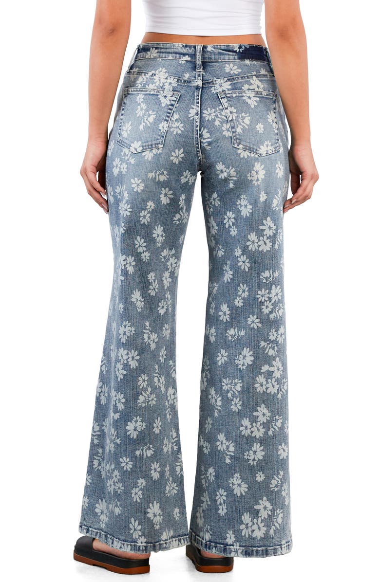 HINT OF BLU Daisy Wide Leg Jeans, Alternate, color, Nora Blue