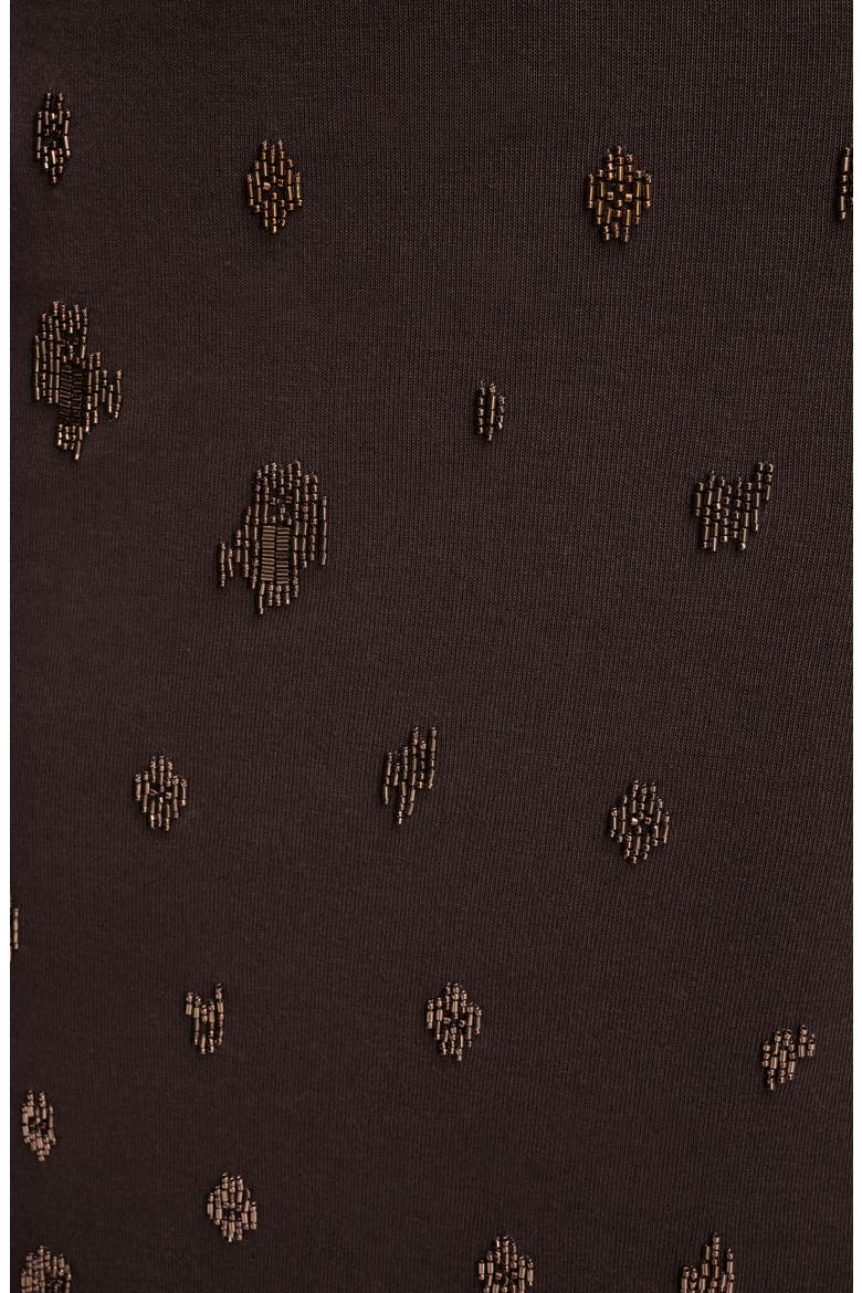 Embroidered Bead Pencil Skirt, Alternate, color, CHOCOLATE PLUM