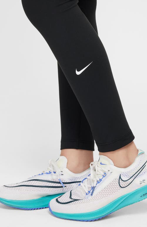 Nike One Big Kids' (girls') Dri-fit High-waisted Leggings In Black