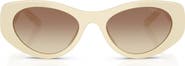 Prada PR D23SU 53mm Oval Sunglasses