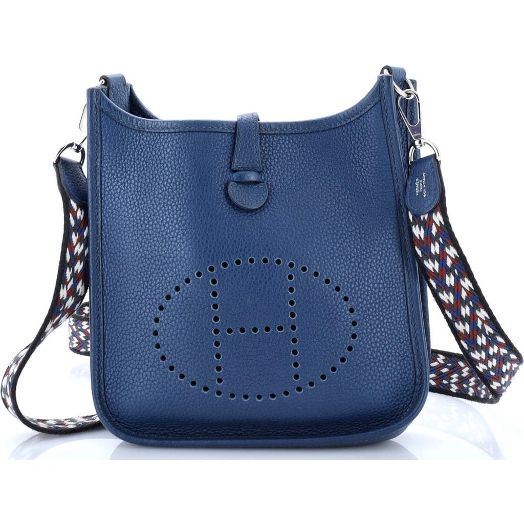 Pre-owned Hermes Hermes Evelyne Bag Gen Iii Maurice Tpm In Blue