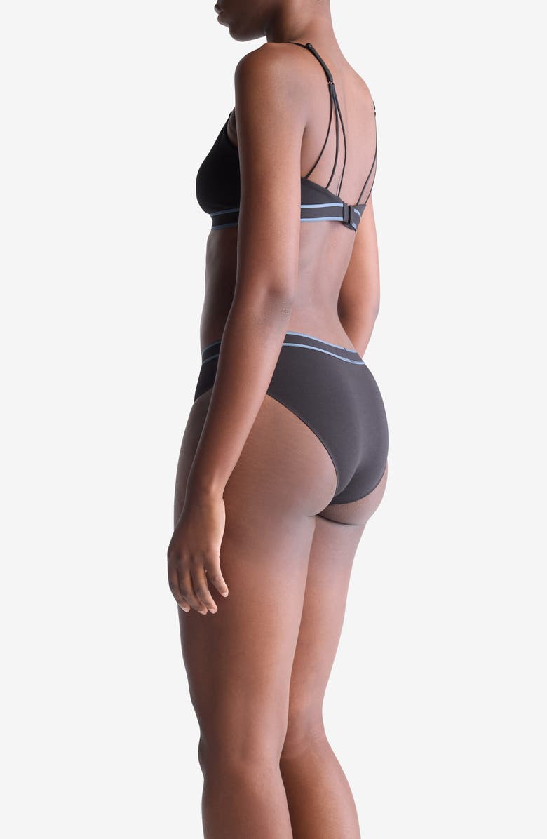 Calvin Klein Tonal Logo Modern Cotton Blend Bikini, Alternate, color, 