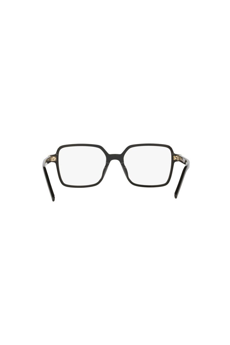 54mm Rectangle optical glasses, Alternate, color, Black