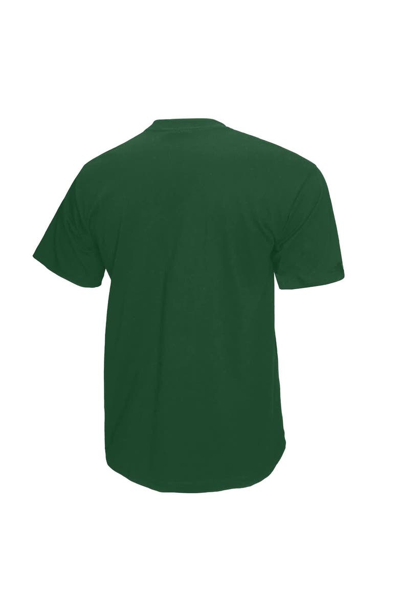 Mitchell & Ness Men's Mitchell & Ness Green Miami Hurricanes Retro Brush Mineral Wash T-Shirt, Alternate, color, Green