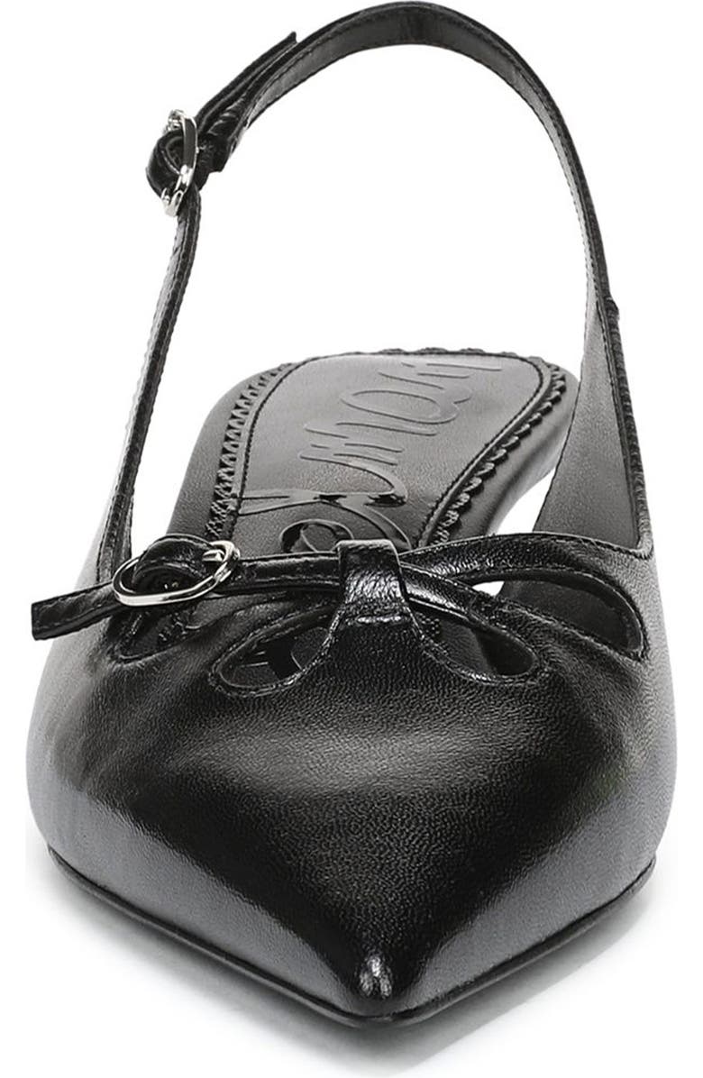 Sam Edelman Fauna Kitten Heel Slingback Pump, Alternate, color, Black