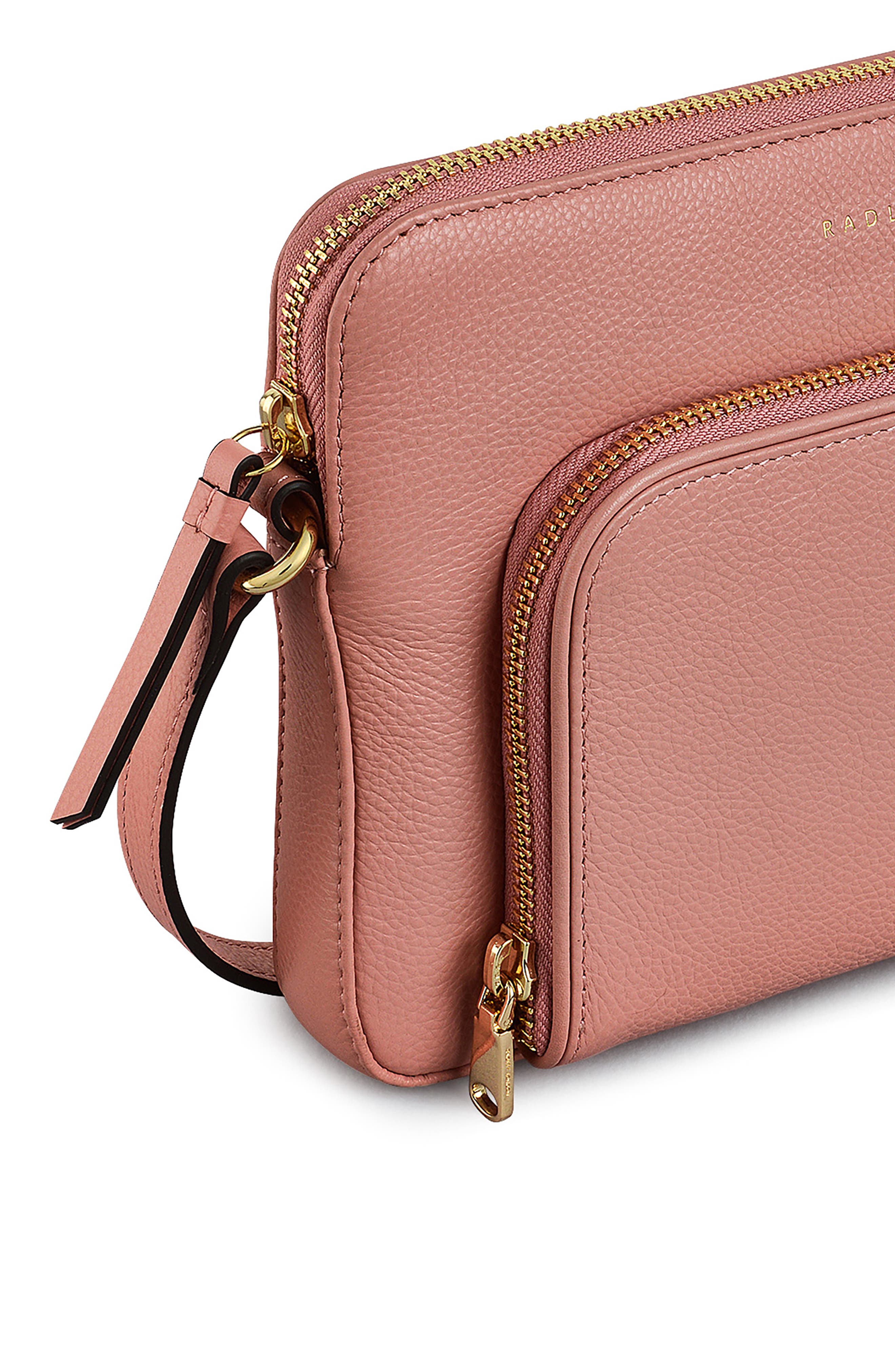 Radley Redford Close Small Ziptop Crossbody Bag, Alternate, color, Sienna Pink