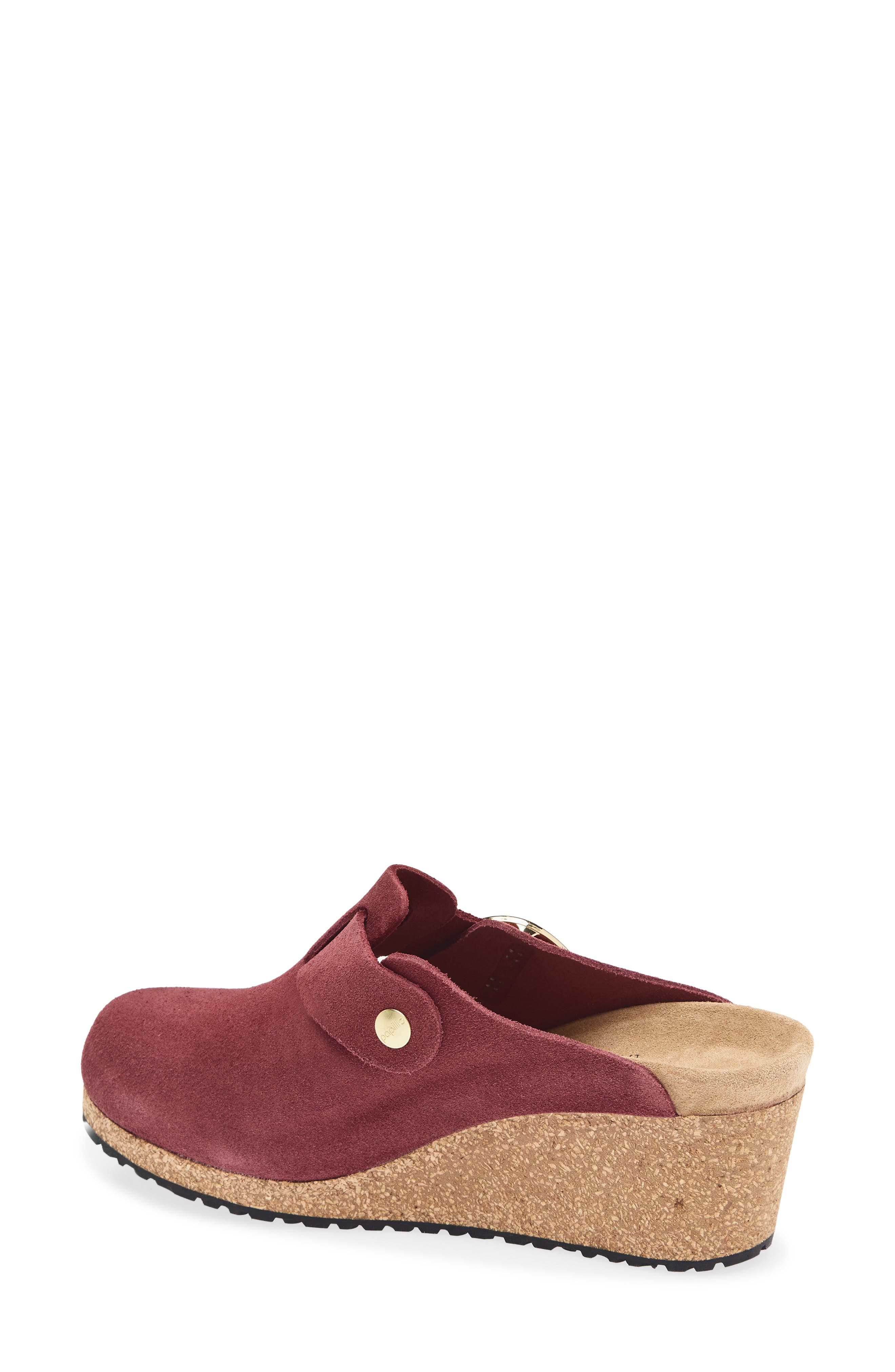 Fanny Wedge Clog, Alternate, color, BERRY CRUSH