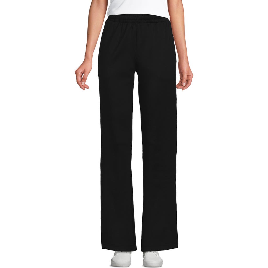Lands' End School Uniform Active Performance Track Pants In Black