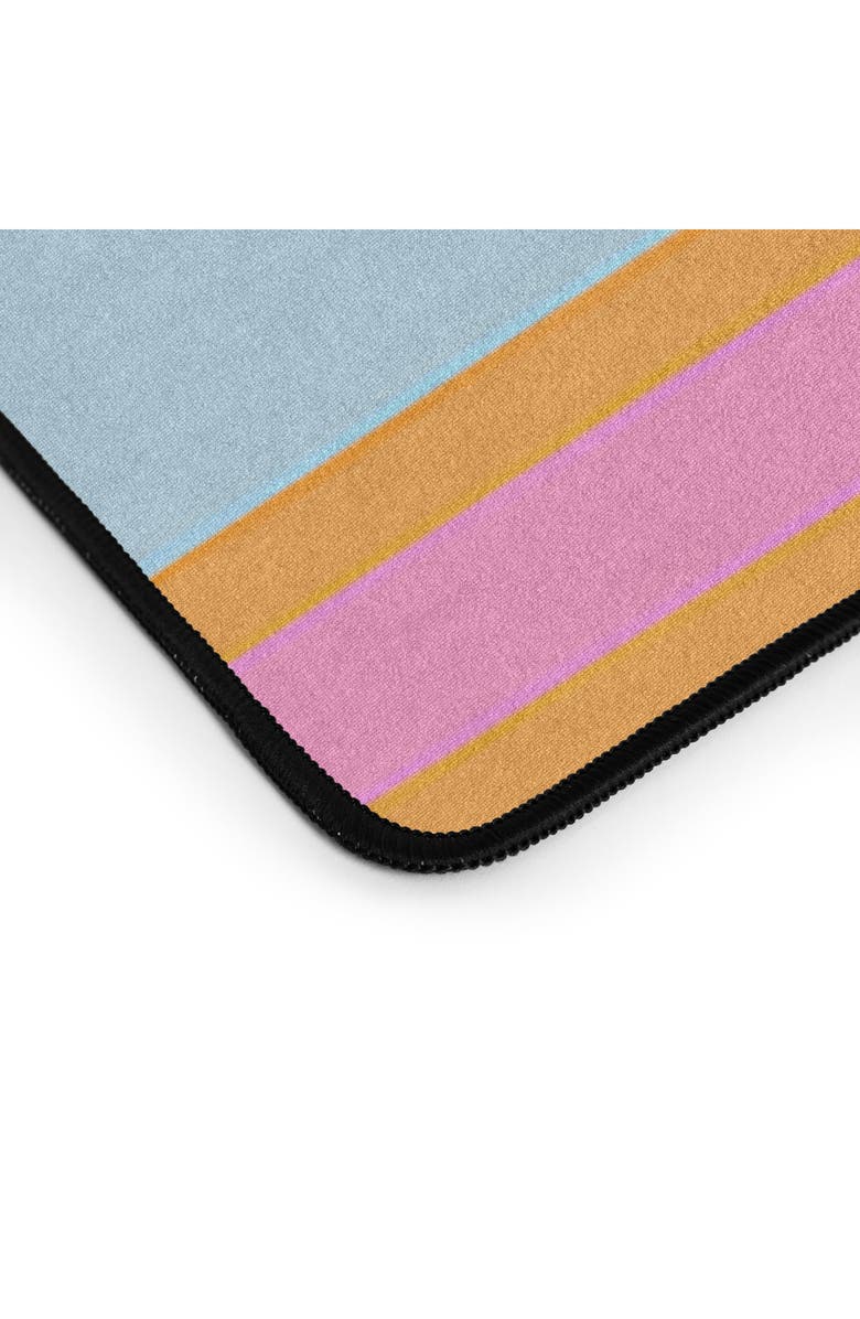 Deny Designs Eil Abstract Retro Desk Mat, Alternate, color, Blue