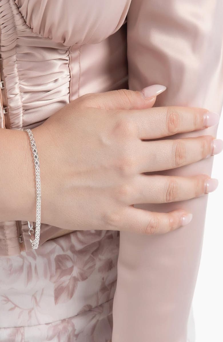 BEST SILVER Sterling Silver Multi-Strand Bracelet, Alternate, color, Silver