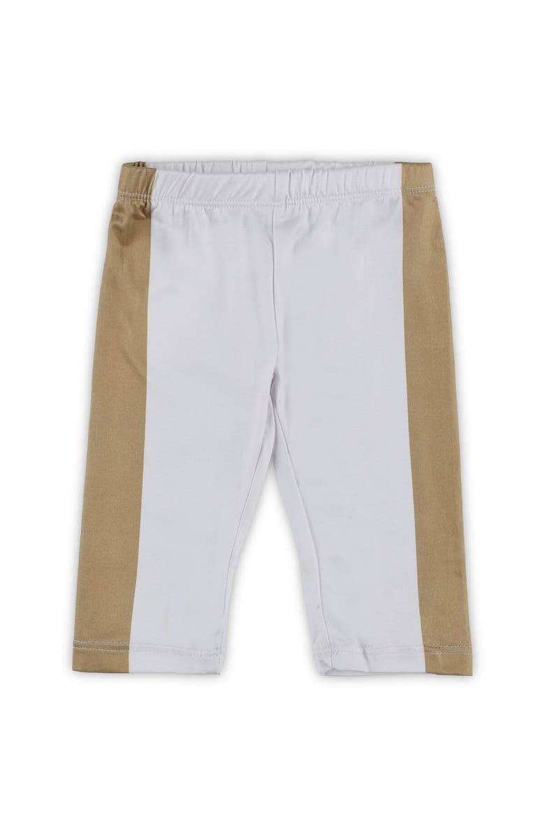 JERRY LEIGH Girls Infant Scarlet San Francisco 49ers Tailgate Game Day Bodysuit with Tutu, Headband & Leggings Cheerleader Set, Alternate, color,