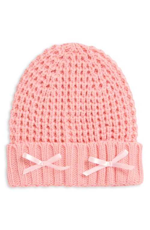 BP. Bow Beanie in Pink 