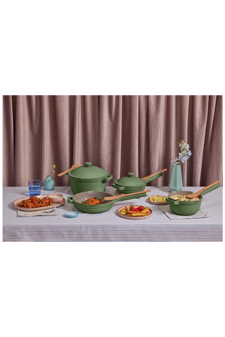 4-Piece Cookware Set, Alternate, color, SAGE
