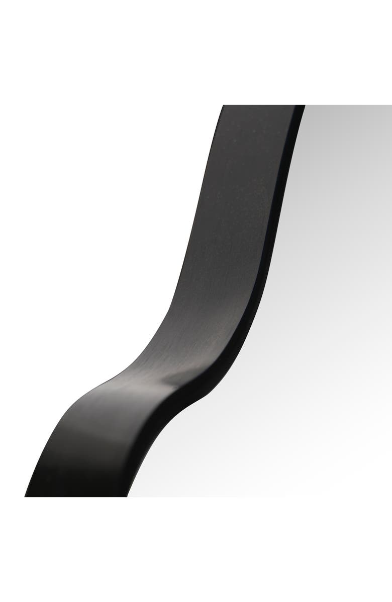 JONATHAN Y Louisa Medium Scalloped Rectangular Metal Framed Wall Mirror, Alternate, color, 