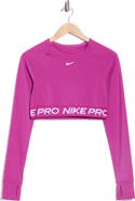 Nike Pro 365 Dri-FIT Long Sleeve Crop Top