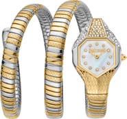 Just Cavalli Snake Bracelet Watch, 22mm x 35mm