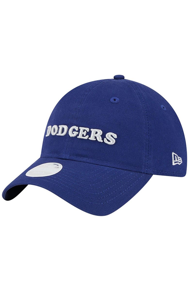 New Era Women's New Era Royal Los Angeles Dodgers Shoutout 9TWENTY Adjustable Hat, Main, color,
