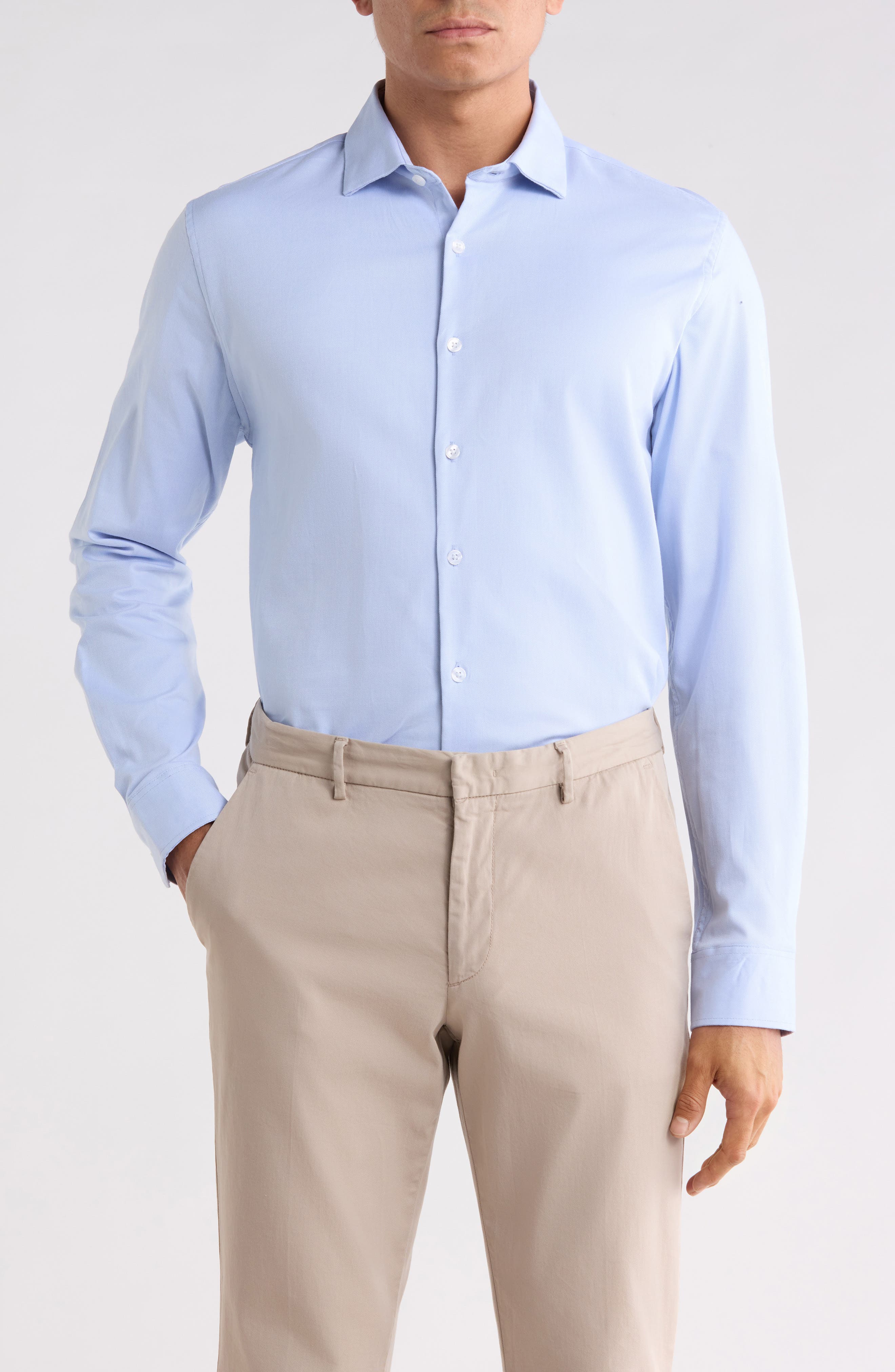 Slim Fit Button Up Shirt