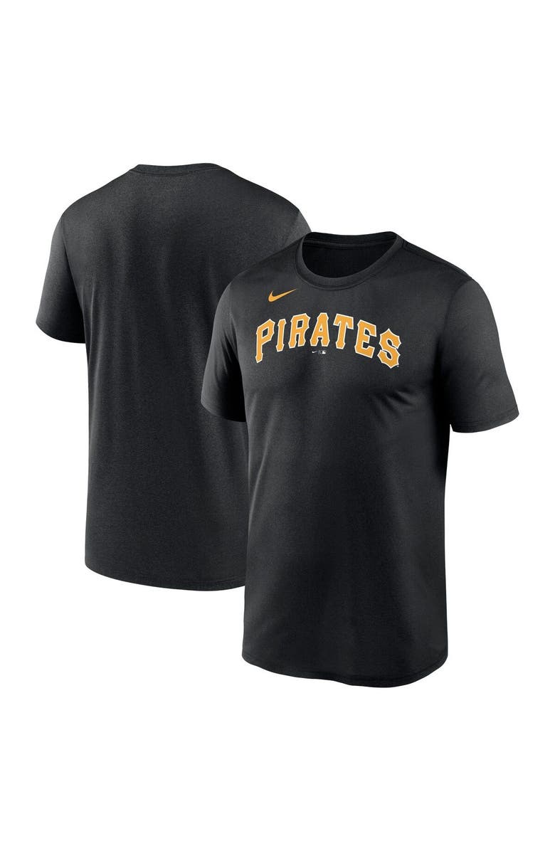Nike Men's Nike Black Pittsburgh Pirates New Legend Wordmark T-Shirt, Main, color, 