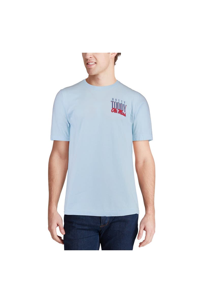 IMAGE ONE Men's Light Blue Ole Miss Rebels Welcome to the South Comfort Colors T-Shirt, Alternate, color, 