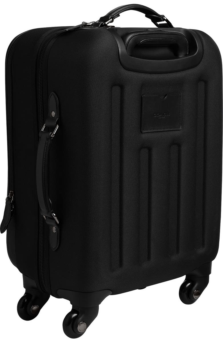 COACH Signature Canvas Wheeled Carry-On, Alternate, color, Charcoal