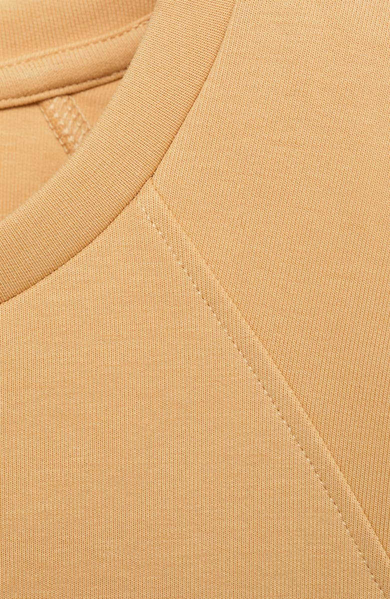 MANGO Shoulder Pad Maxi Dress, Alternate, color, Medium Brown