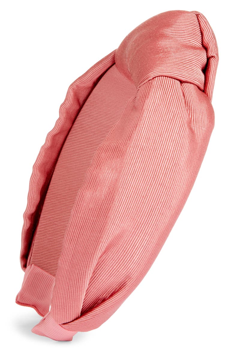 High Knot Headband, Main, color, PINK HEATHER