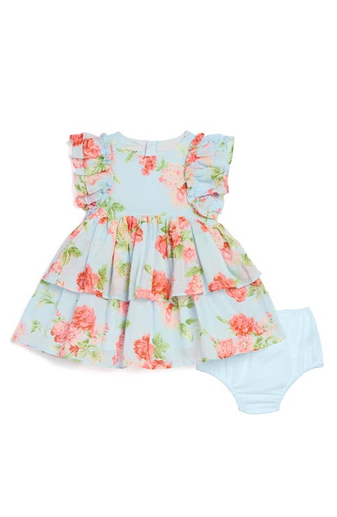 Rose Print Dress & Bloomers Set (Baby)