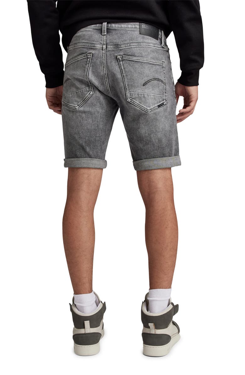 G-STAR 3301 Slim Fit Denim Shorts, Alternate, color,