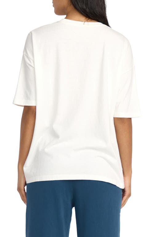 Billabong This Sunny Time Oversize Graphic T-shirt In White