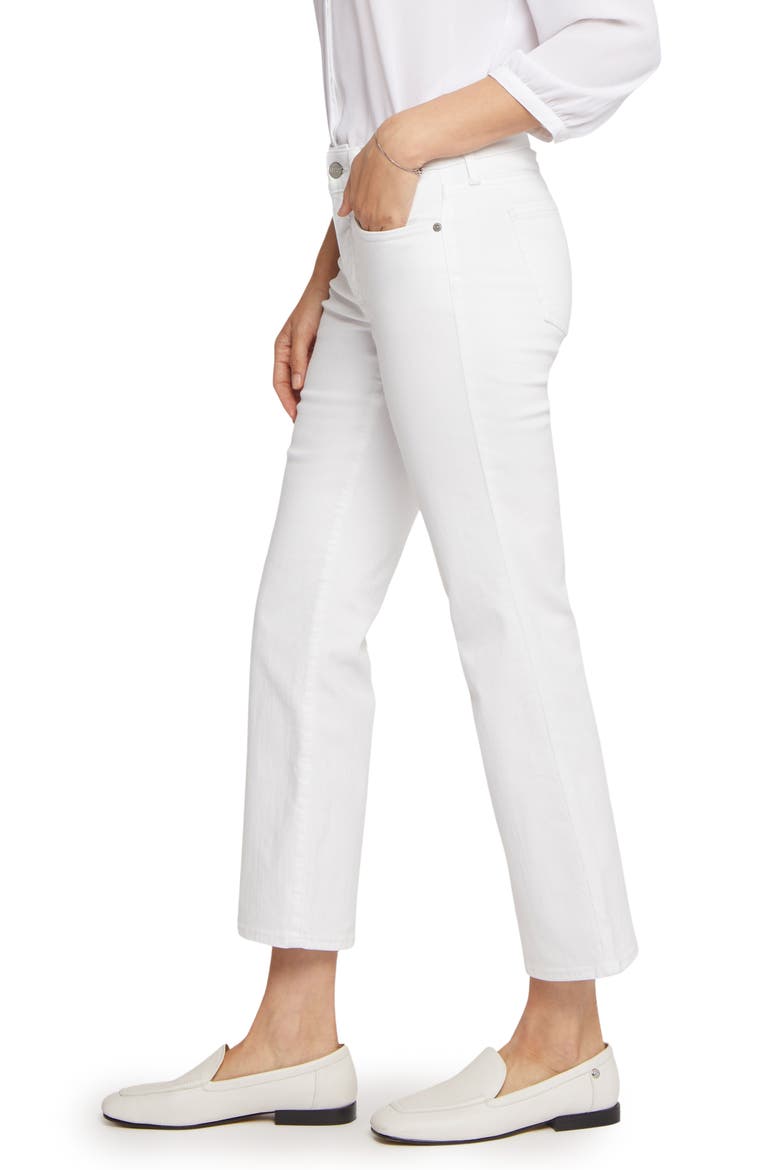 Marilyn Straight Leg Ankle Jeans, Alternate, color, OPTIC WHITE