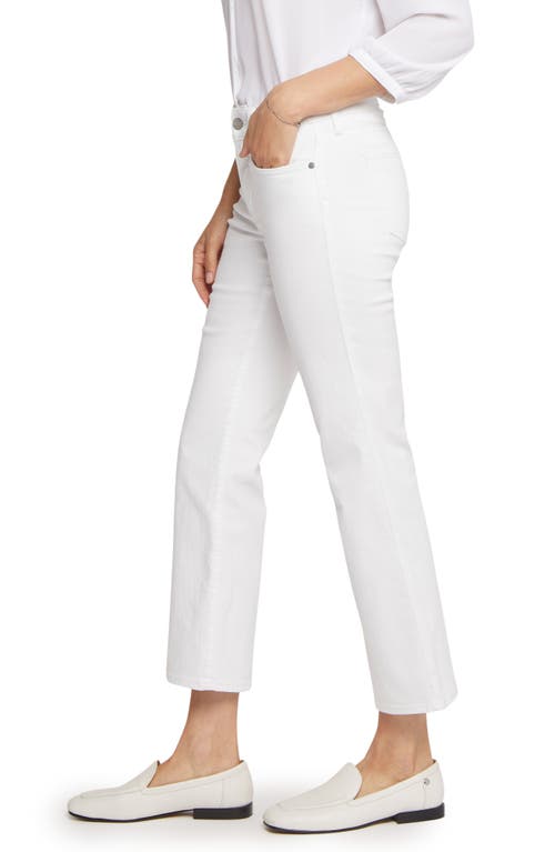 Nydj Petites Marilyn High Rise Ankle Jeans In Optic White In White