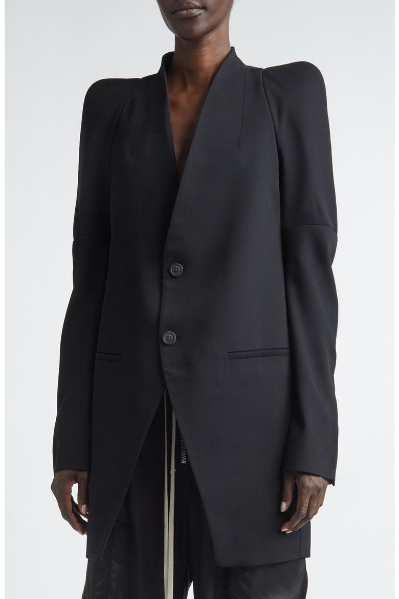 Temple Metro Wool Jacket, Main, color, BLACK
