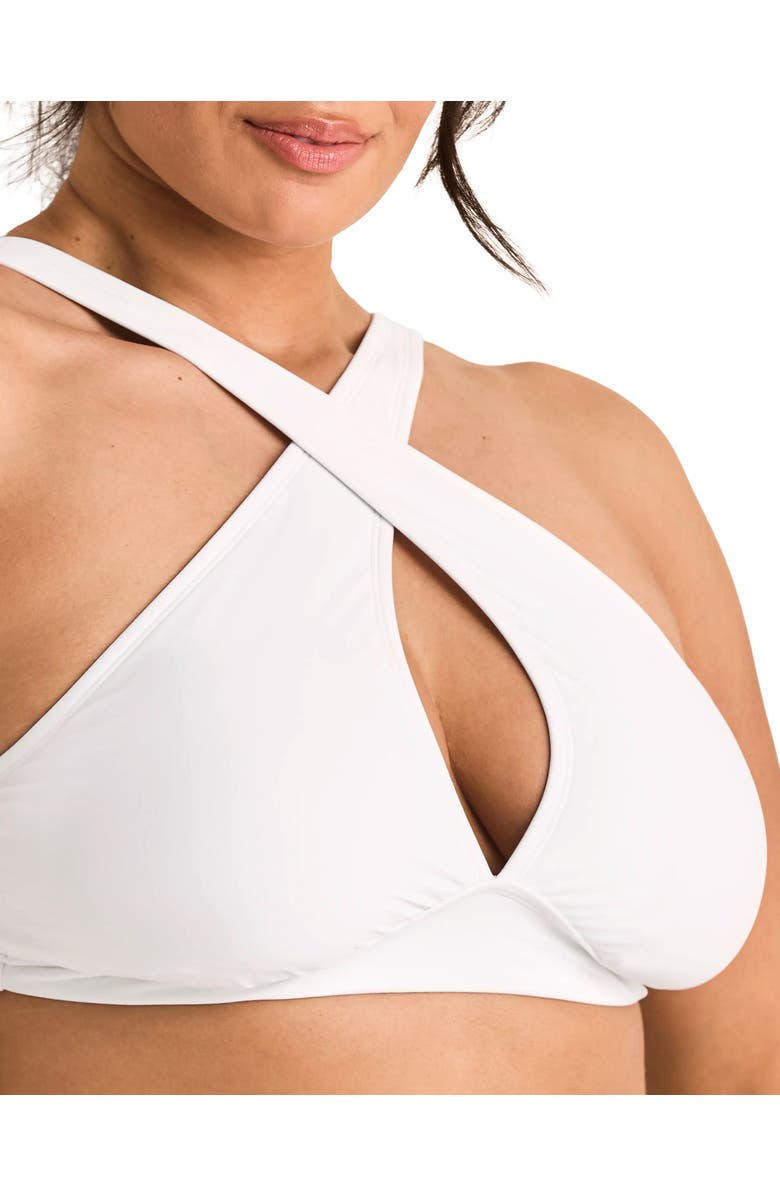 Adore Me Demi Swimwear Bra, Alternate, color, White