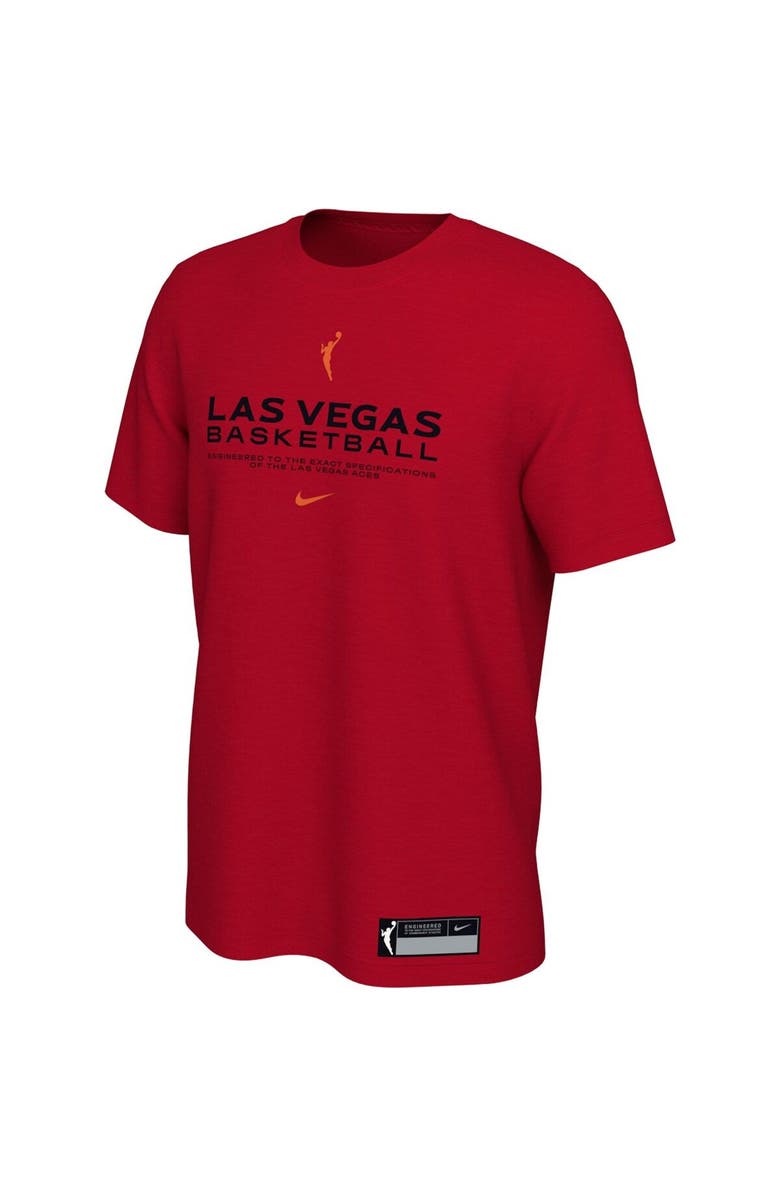 Nike Men's Nike Red Las Vegas Aces On Court Legend Essential Practice T-Shirt, Alternate, color,