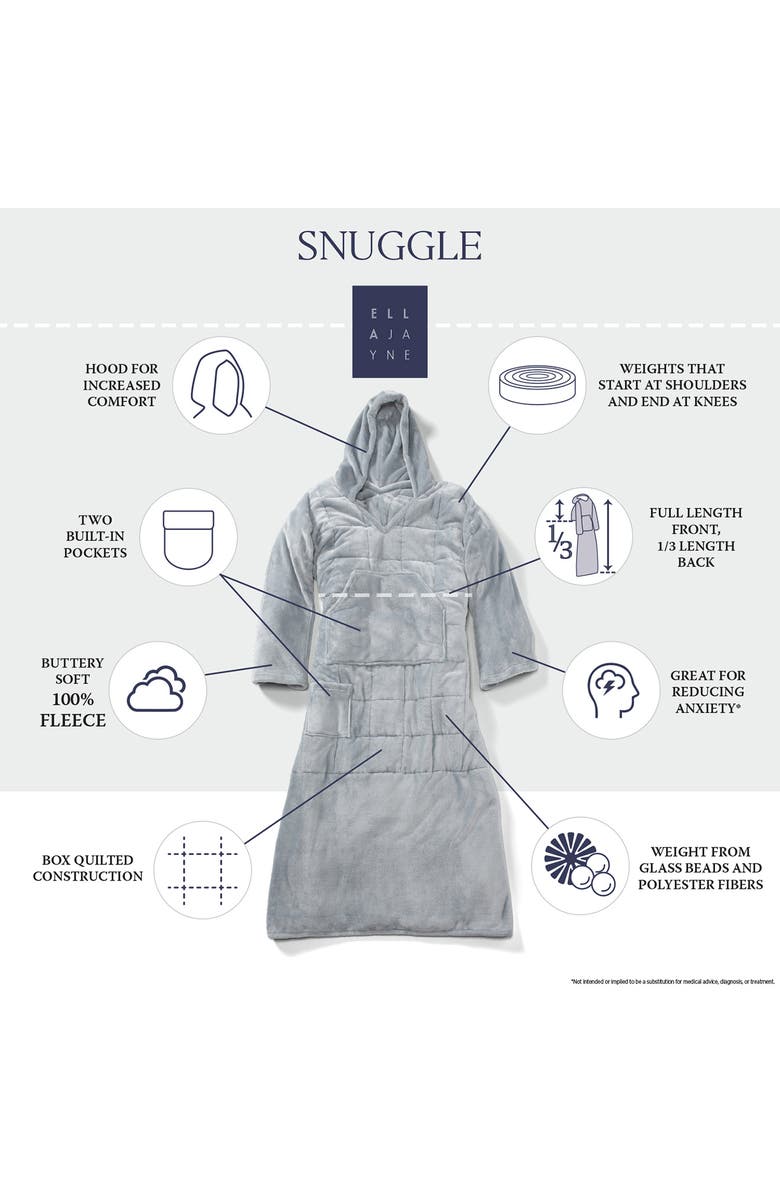 ELLA JAYNE HOME Weighted Snuggle, Alternate, color, Grey