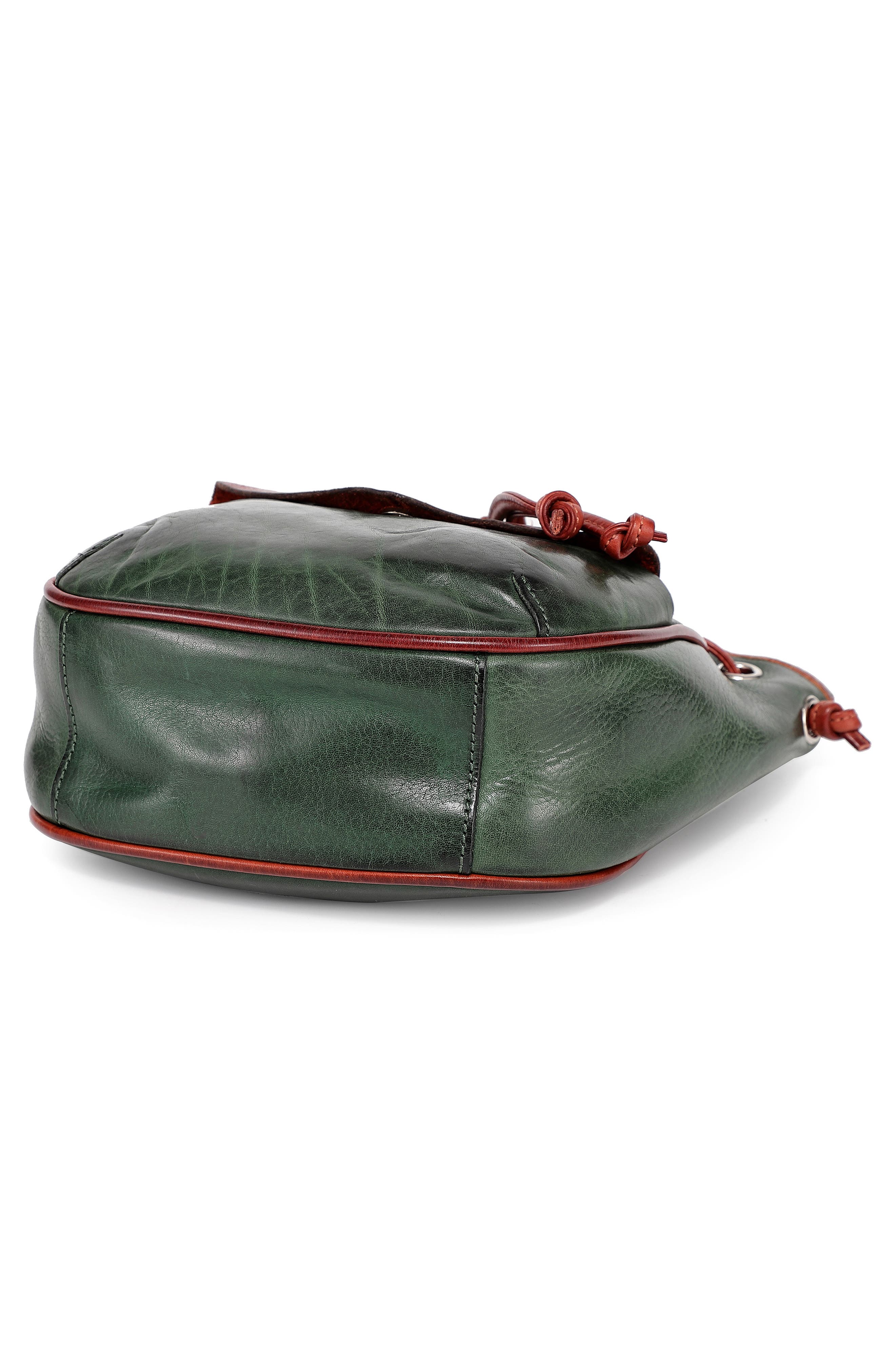 Snapper Crossbody Bucket Bag, Alternate, color, GREEN