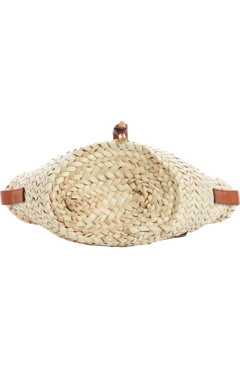 Chloé Marcie Leather & Raffia Crossbody Bag, Alternate, color,