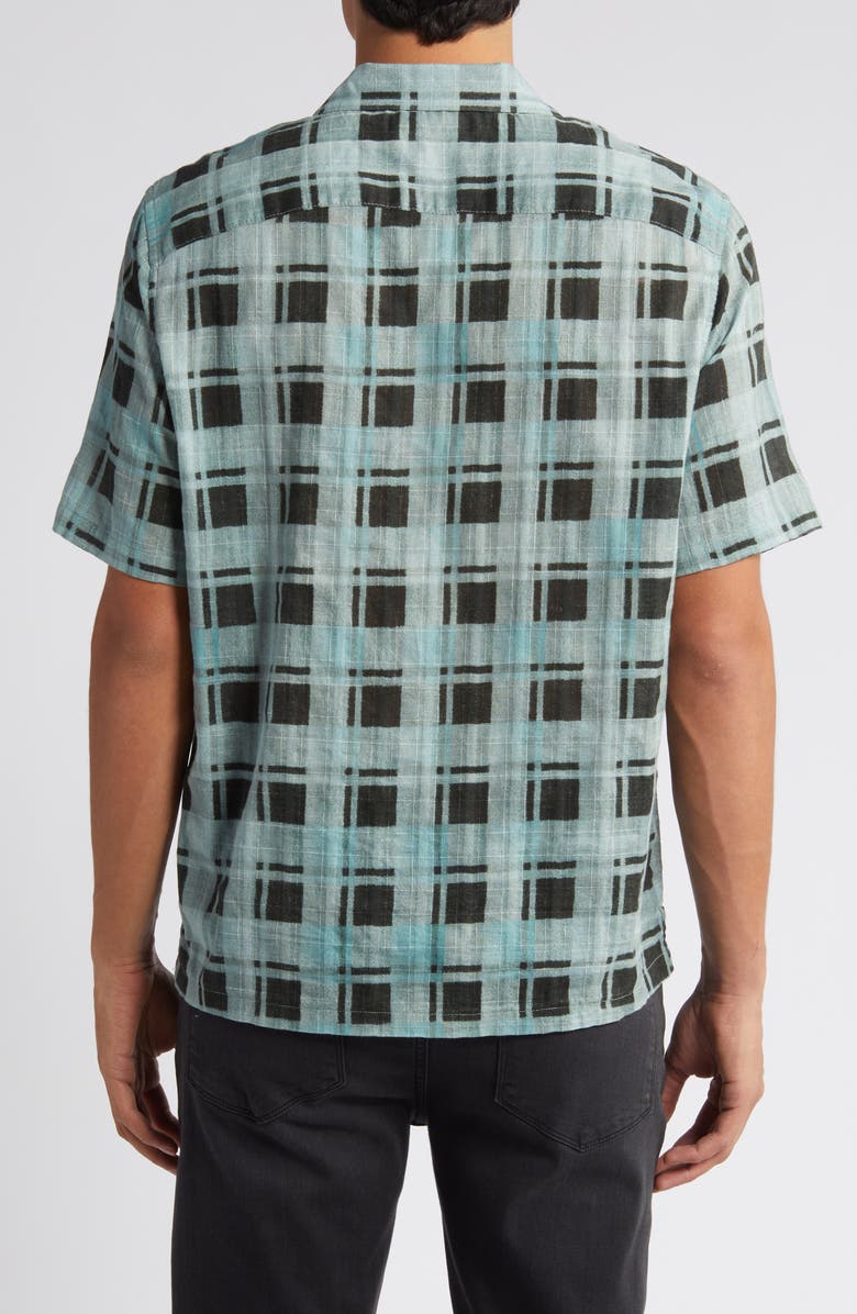 AllSaints Big Sur Check Camp Shirt, Alternate, color,