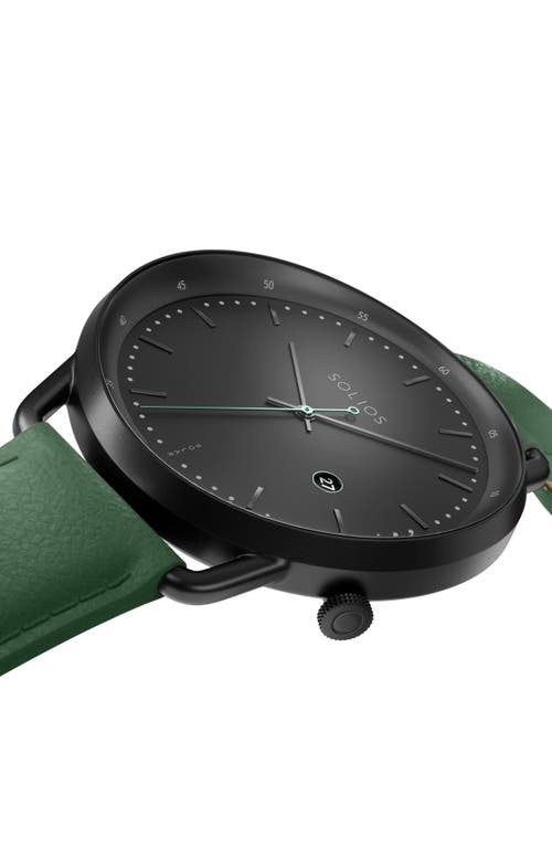 Solios Watches The Solar Curve | Black Dial