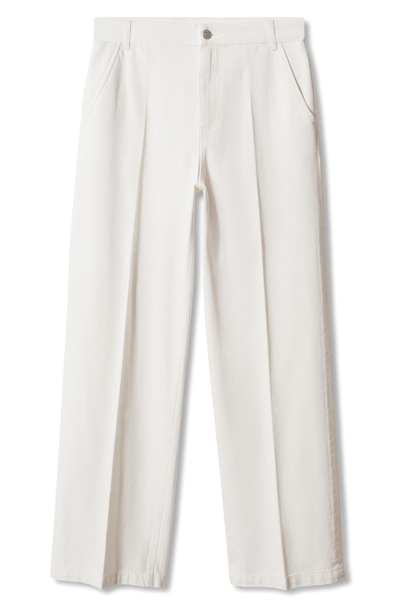 MANGO Low Rise Wide Leg Trouser Jeans, Alternate, color,