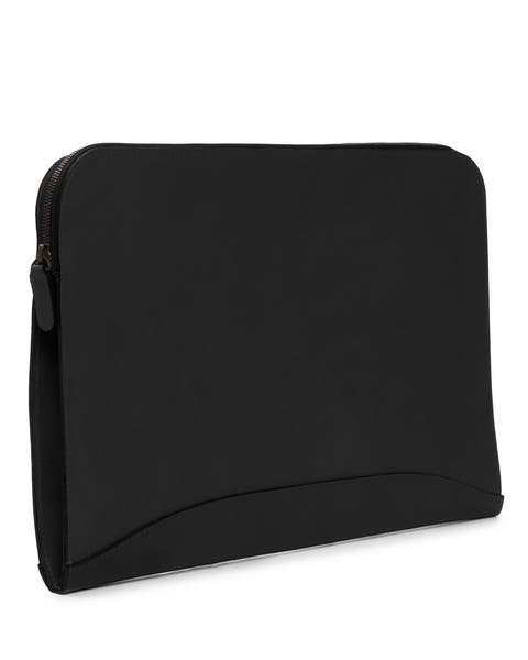 Grant Zippered Leather Envelope