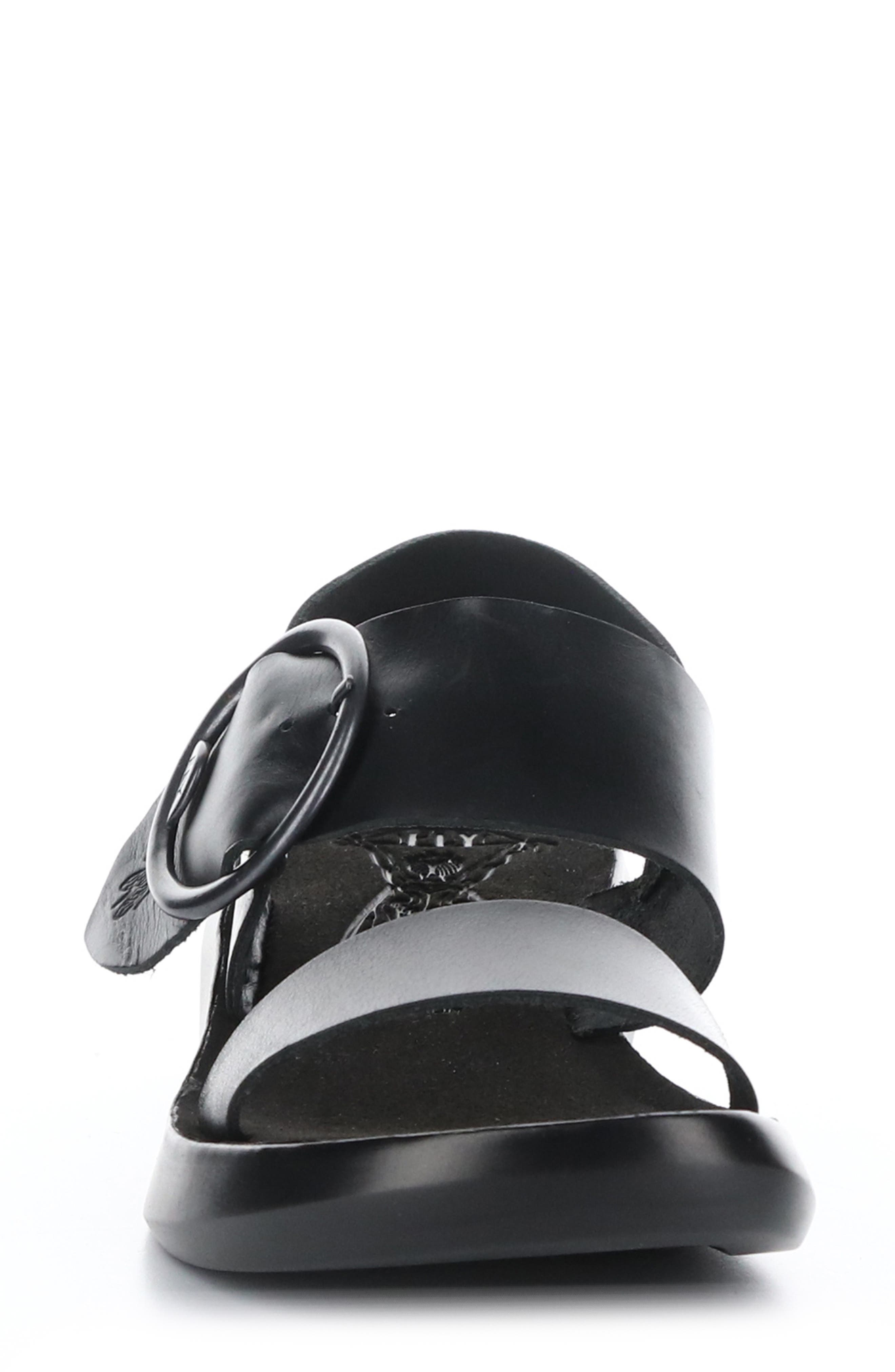 Fly London Bani Wedge Ankle Strap Sandal, Alternate, color, 