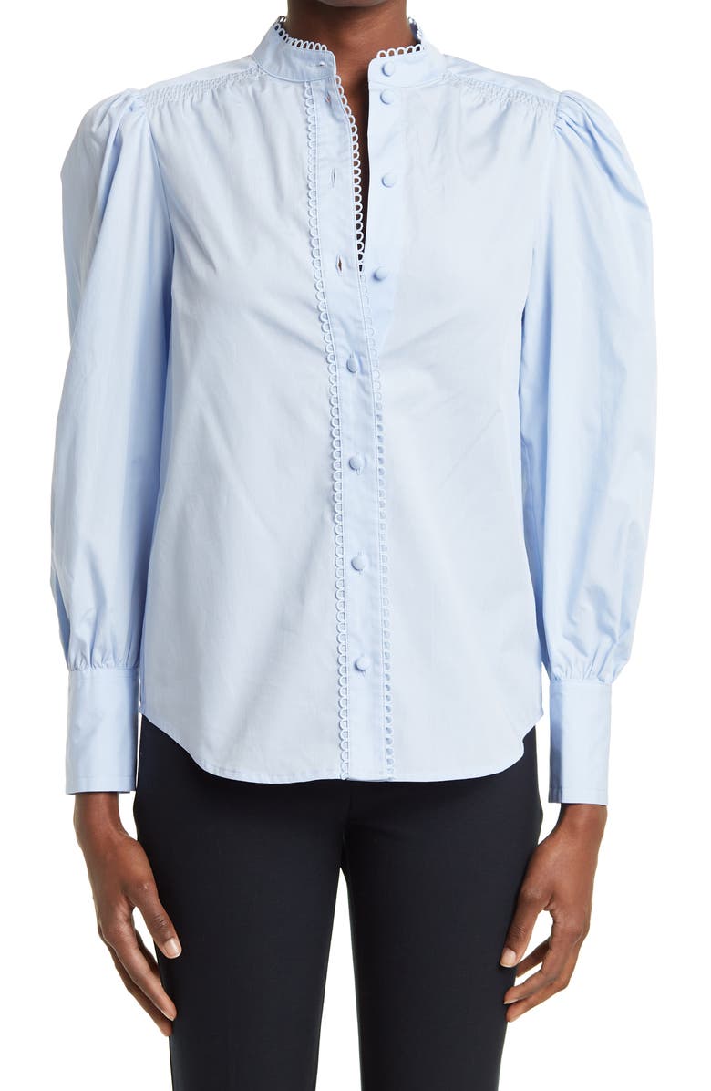 Derek Lam 10 Crosby Zoe Long Sleeve Button Down Shirt, Main, color,