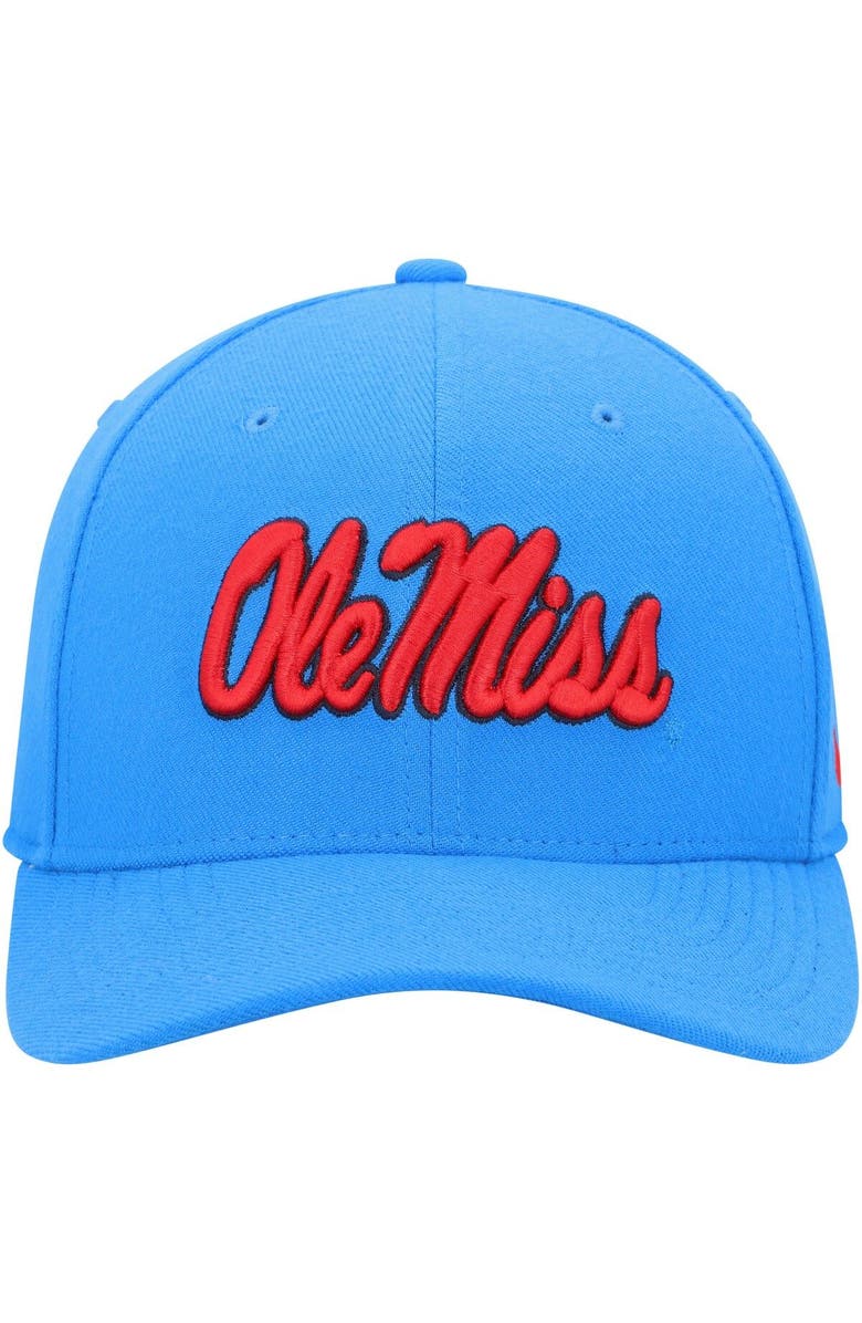 Nike Men's Nike Powder Blue Ole Miss Rebels Classic99 Swoosh Performance Flex Hat, Alternate, color, 