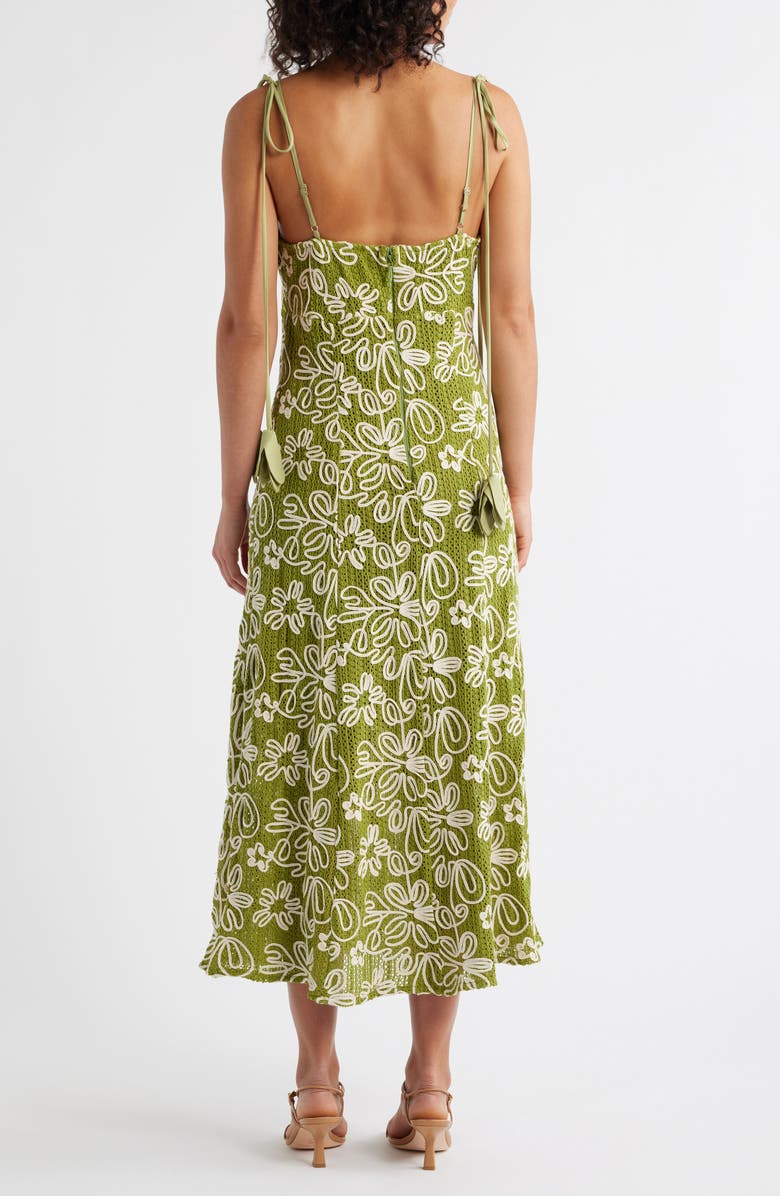 Adelyn Rae Trina Corded Midi Dress, Alternate, color,