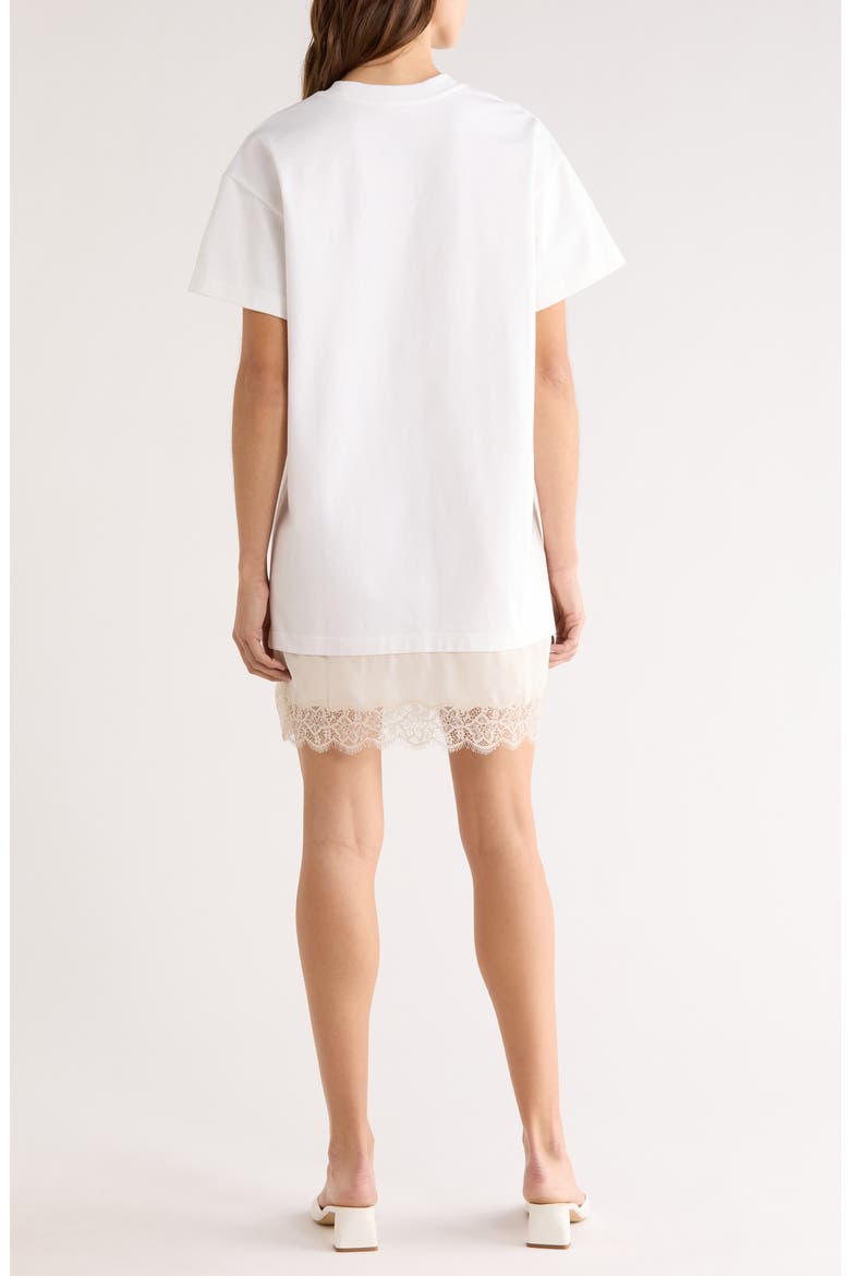 Grier Lace Trim Dress, Alternate, color, IVORY