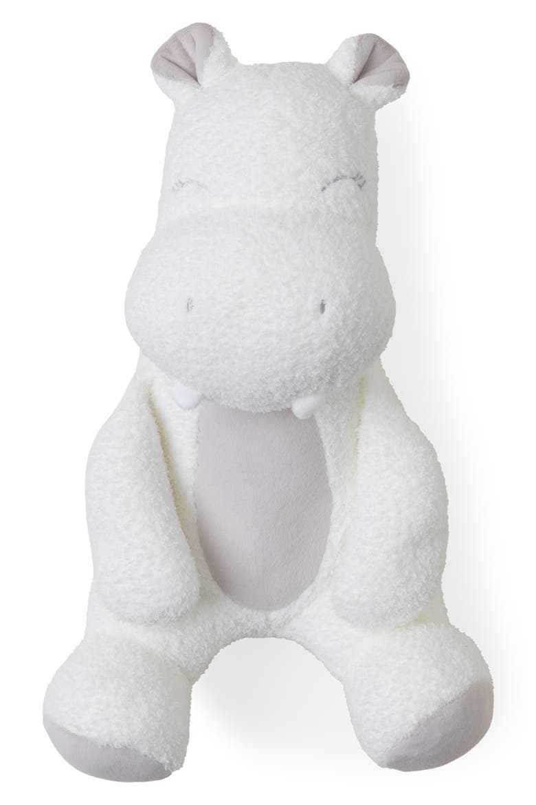 CozyChic® Sleepy Hippo Buddy Stuffed Animal, Alternate, color, PEARL/ STONE